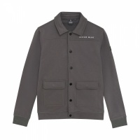 Indian Blue Shirt Jacket Brushed Foto van Indian Blue Shirt Jacket Brushed