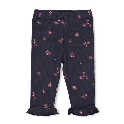 Feetje Legging rib AOP - Swanlake