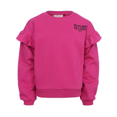 LOOXS Little sweater with ruffles