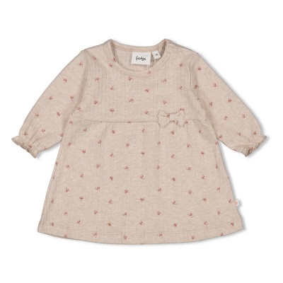 Feetje Jurk rib AOP - Morning Sun