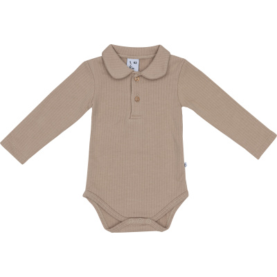 Klein Polo romper Rib (Filipe Beige)