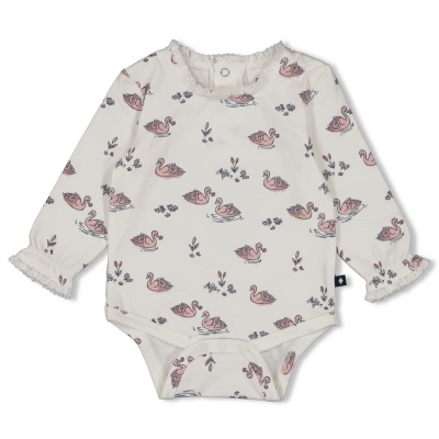 Feetje Romper AOP - Swanlake