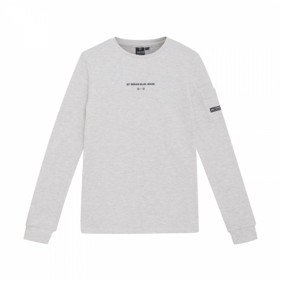 Indian Blue T-Shirt Longsleeve Sleeve Pkt