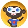 Afbeelding van Petit Monkey | Melamine bord | Aap
