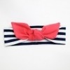 Afbeelding van UL&KA | Trendy haarband | Blauw/Wit | Rode Strik