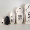 Afbeelding van Woodenprincess | Nesting doll | Huisjes