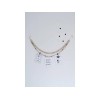 Afbeelding van Sparkling Paper | Kralenketting | Hout | Zwartwit
