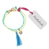 Afbeelding van Rockahula | Fijn Armbandje | Geel/Aqua