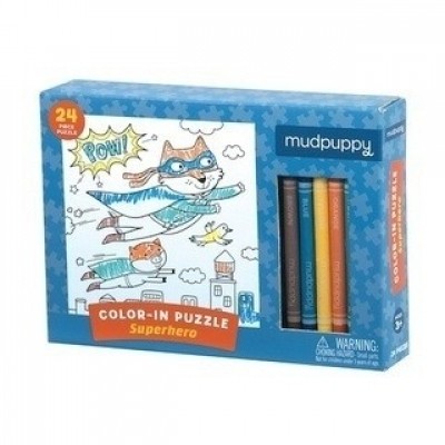 Mudpuppy | Color-in Puzzle Mudpuppy | Color-in Puzzle