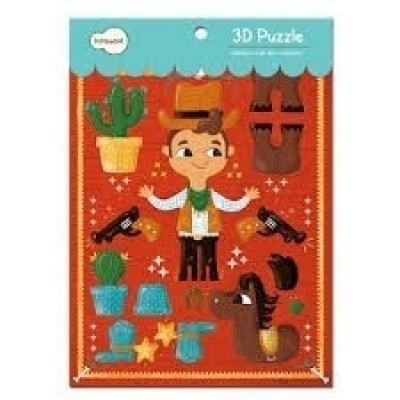Krooom | Puzzels | 3D Puzzel Cowboy Krooom | Puzzels | 3D Puzzel Cowboy