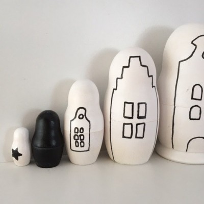 Woodenprincess | Nesting doll | Huisjes Woodenprincess | Nesting doll | Huisjes