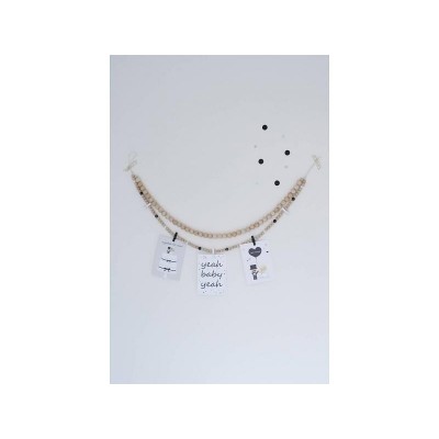 Sparkling Paper | Kralenketting | Hout | Zwartwit Sparkling Paper | Kralenketting | Hout | Zwartwit