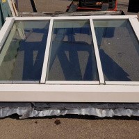 Afbeelding van Aluminium raamkozijn met dubbelglas