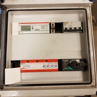 Afbeelding van Groepenkast met o.a. ABB Kwh-meter