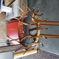 Afbeelding van Retro koper look kapstok