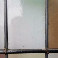 Afbeelding van Binnendeur Hardhout met glas & lood gekleurd