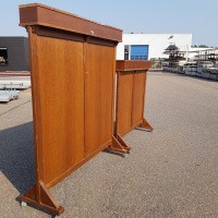 Afbeelding van Houten scheidingswand