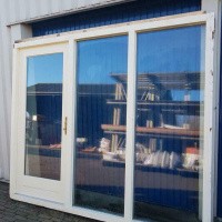 Afbeelding van Raamkozijn loopdeur dubbelglas