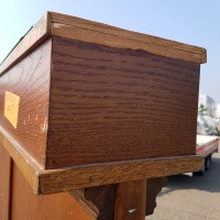 Afbeelding van Houten scheidingswand