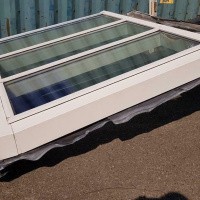 Afbeelding van Aluminium raamkozijn met dubbelglas