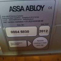 Afbeelding van Besam Assa Abloy deurdranger dubbel