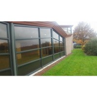 Afbeelding van 3 Stuks aluminium kozijnen voor erker of terras