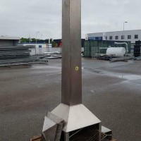 Afbeelding van RVS tuin kachel haard