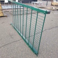 Afbeelding van Dubbelstaafs groen hek