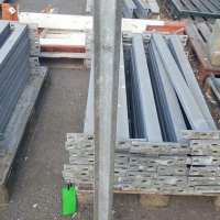 Afbeelding van Gegalvaniseerde staanders, leuning, balustrade