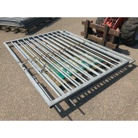 Afbeelding van Inrit poort, toegangspoort, draaipoort incl hekken