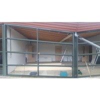 Afbeelding van 3 Stuks aluminium kozijnen voor erker of terras