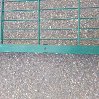 Afbeelding van Dubbelstaafs groen hek
