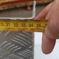 Afbeelding van Traanplaat aluminium traptreden