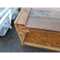 Afbeelding van Steigerhouten schap bar tafel