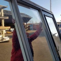 Afbeelding van Raamkozijn loopdeur dubbelglas