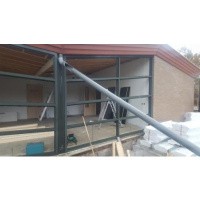 Afbeelding van 3 Stuks aluminium kozijnen voor erker of terras