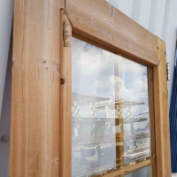Afbeelding van Vuren tuindeur enkelglas