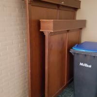 Afbeelding van Houten scheidingswand