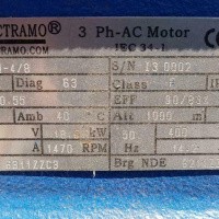 Afbeelding van electromotor 3 fase motor Electramo