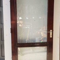Afbeelding van Hardhouten buitendeur