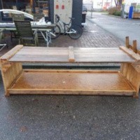 Afbeelding van Steigerhouten schap
