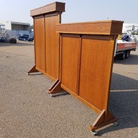 Afbeelding van Houten scheidingswand
