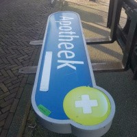 Afbeelding van Reclamebord licht reclame