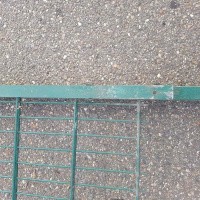 Afbeelding van Dubbelstaafs groen hek