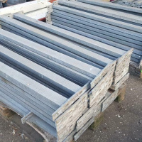 Afbeelding van Gegalvaniseerde staanders, leuning, balustrade