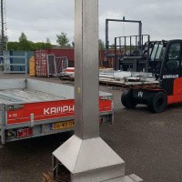 Afbeelding van RVS tuin kachel haard