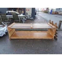 Afbeelding van Steigerhouten schap bar tafel
