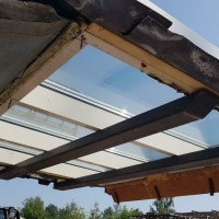 Afbeelding van Aluminium raamkozijn met dubbelglas