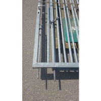 Afbeelding van Inrit poort, toegangspoort, draaipoort incl hekken
