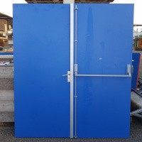 Afbeelding van 2 sets Dubbele nooddeuren